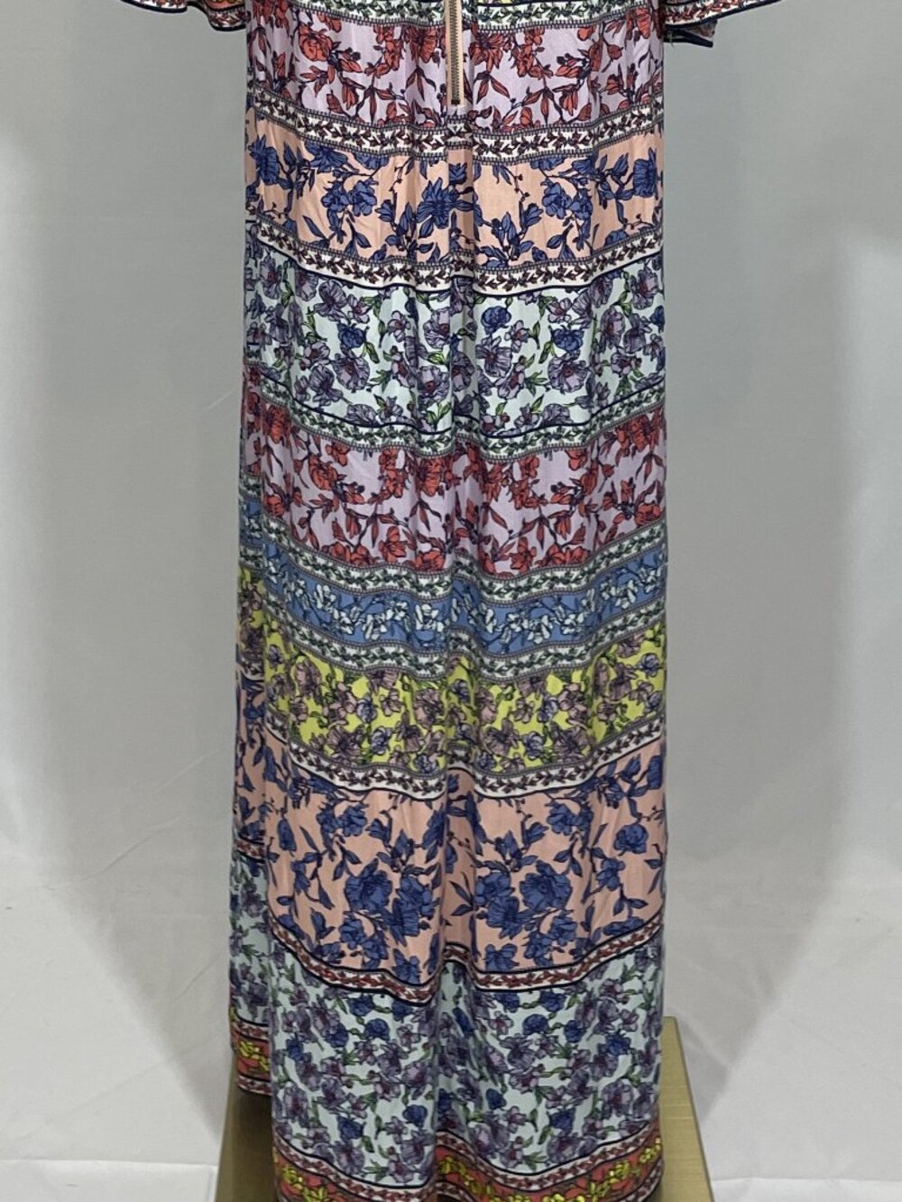 NWT Alice + Olivia Lena Floral Maxi Dress Size 10 - Picture 5 of 6